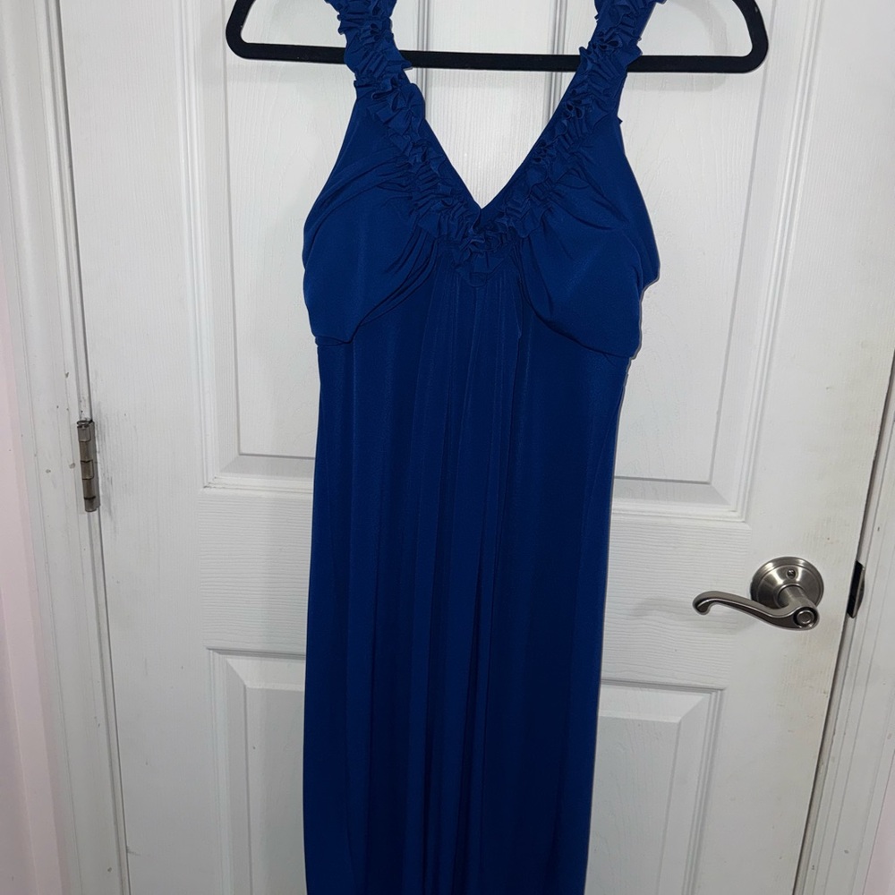 Valerie Bertinelli Royal Blue Dress